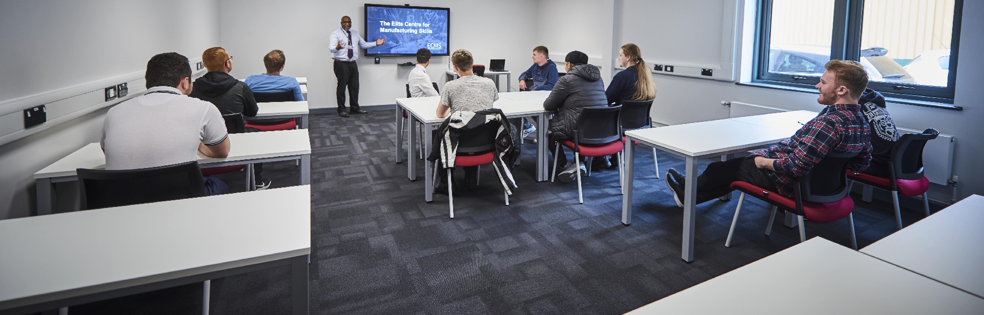 ECMS Students in University Lecture room